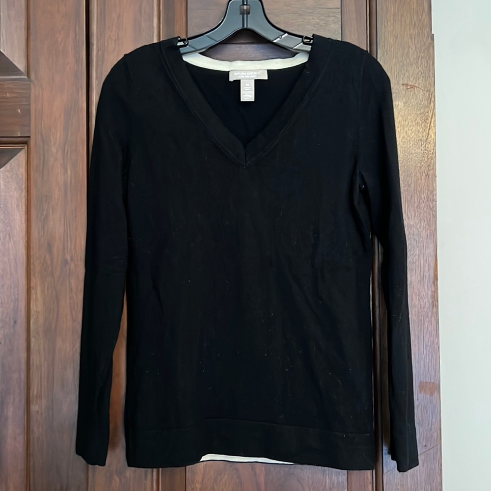 Banana Republic Merino wool sweater - V neck - Medium